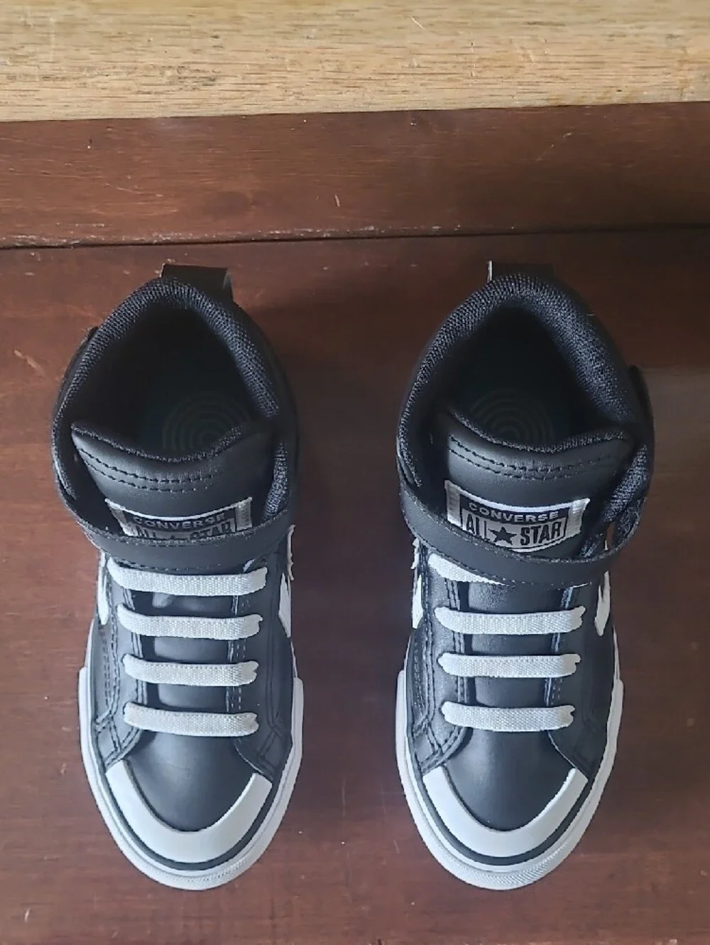 Converse Black and White Kids High-Top Sneakers
